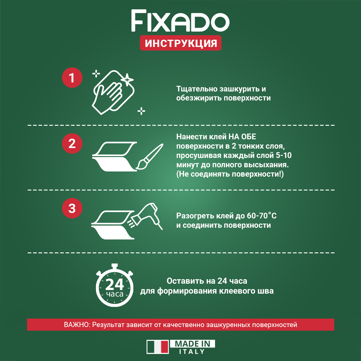 Клей для обуви и подошв FIXADO водостойкий прозрачный 20 мл-03